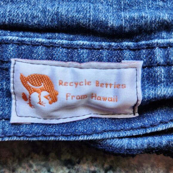 New Look Girl's Denim Jean Vest Size L - Picture 5 of 10